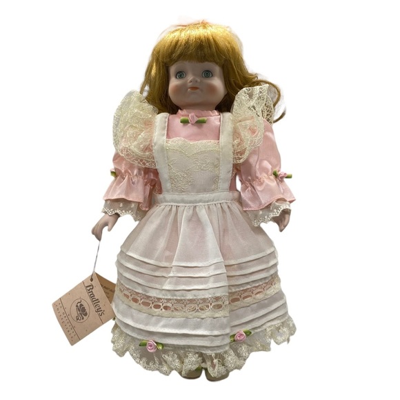 Vintage Other - Bradley’s Collectible Doll Porcelain Pouts Pouty Corinna 542 13” Victorian NEW